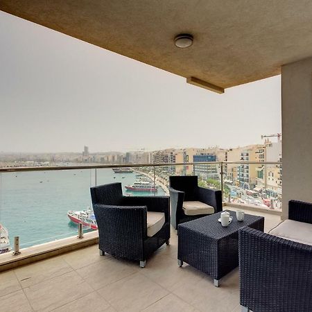 Contemporary, Luxury Apartment With Valletta And Harbour Views Sliema Extérieur photo